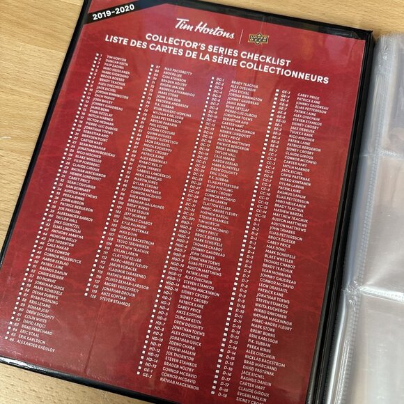 2018-19 Tim Hortons Upper Deck NHL Cards Binder - Picture 3 of 4